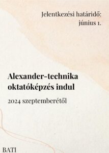 Alexander-technika tanárképzés