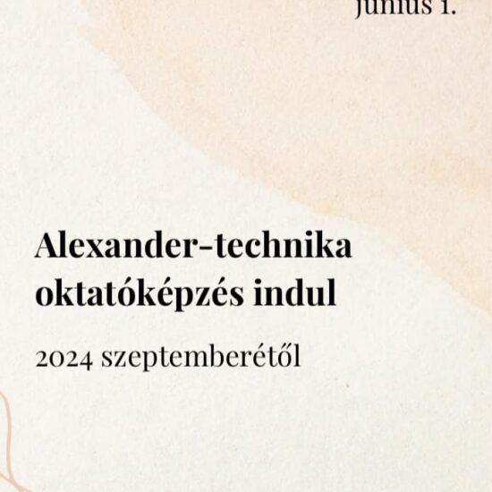 Alexander-technika tanárképzés